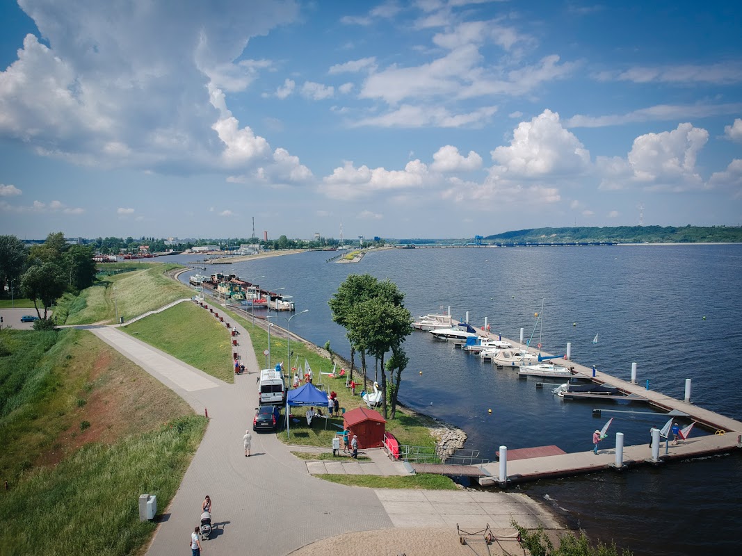 Przystań miejska nad Jeziorem Włocławskim